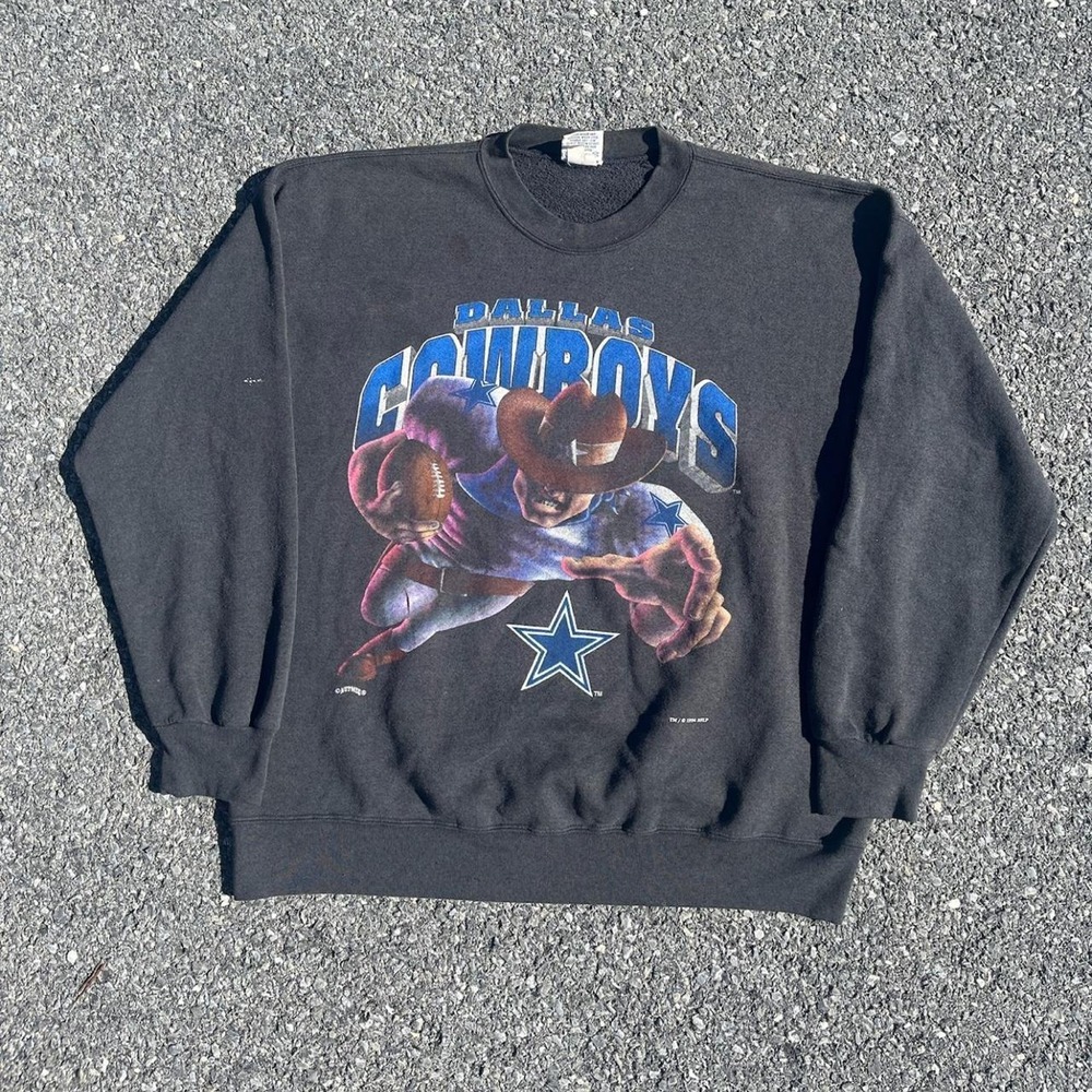 Graphic 1990s Dallas Cowboys "Breakthrough" Nutmeg Sweater size XL